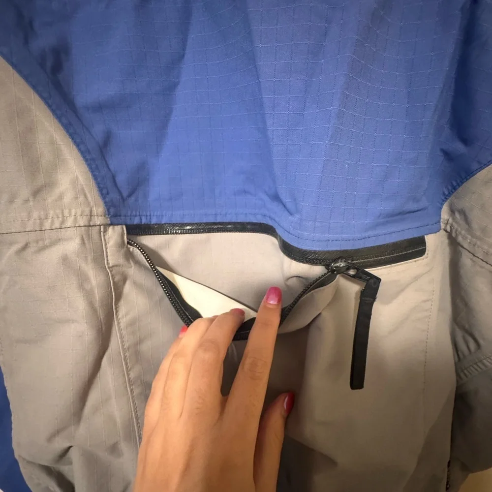 Men's Blue and Gray Jacket